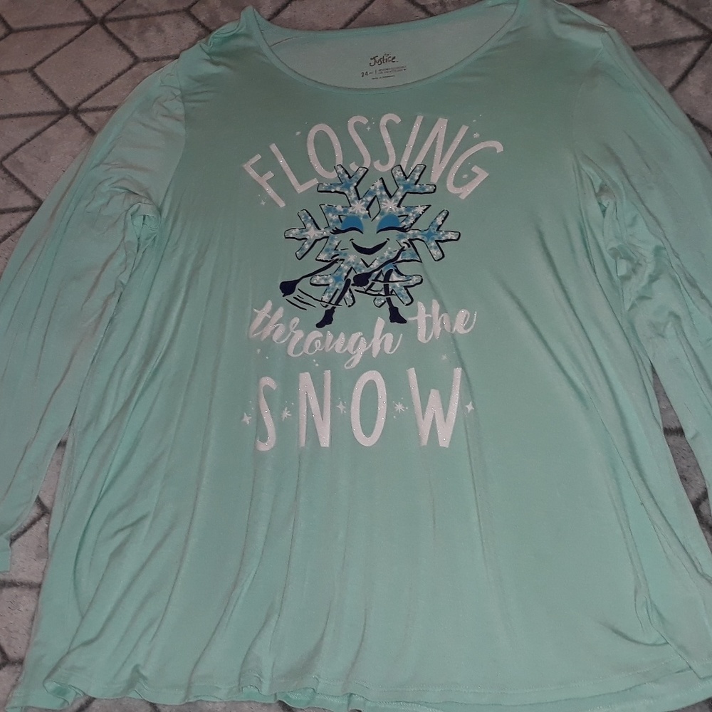 Plus size justice shirt